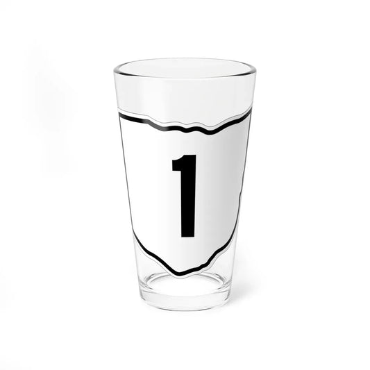 OH-1 1960 (Ohio) (Road Sign) Pint Glass 16oz 16oz - Go Mug Yourself