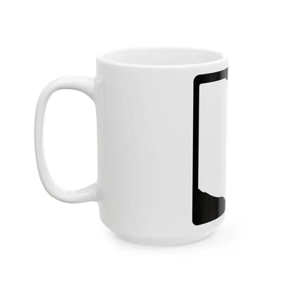 OH-1 (Ohio) (Road Sign) White Coffee Mug - Go Mug Yourself