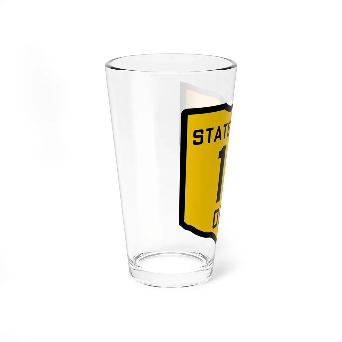 OH-10 1920 (Ohio) (Road Sign) Pint Glass 16oz - Go Mug Yourself