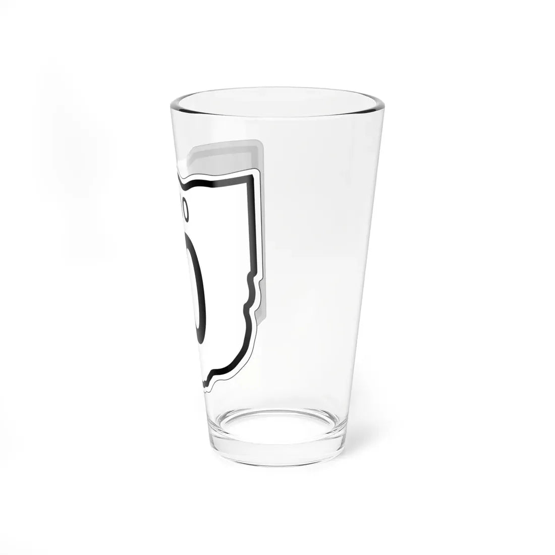 OH-10 1948 (Ohio) (Road Sign) Pint Glass 16oz - Go Mug Yourself