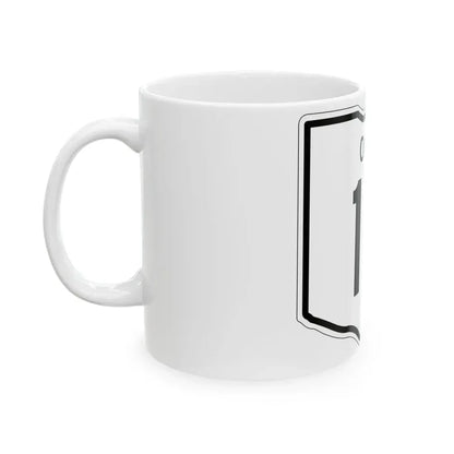 OH-10 1948 (Ohio) (Road Sign) White Coffee Mug - Go Mug Yourself