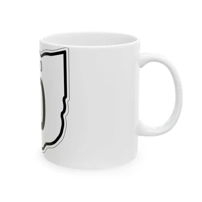 OH-10 1948 (Ohio) (Road Sign) White Coffee Mug - Go Mug Yourself