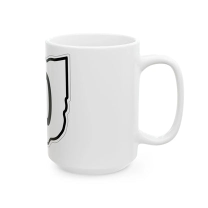 OH-10 1960 (Ohio) (Road Sign) White Coffee Mug - Go Mug Yourself