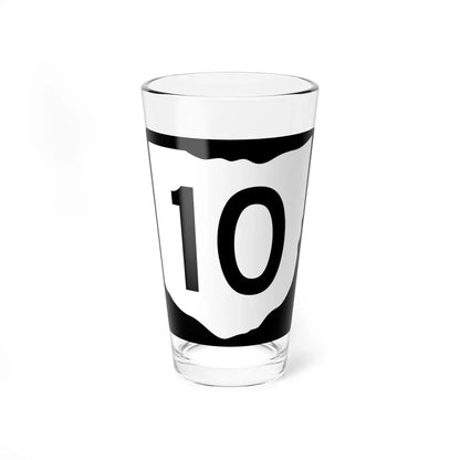 OH-10 (Ohio) (Road Sign) Pint Glass 16oz 16oz - Go Mug Yourself