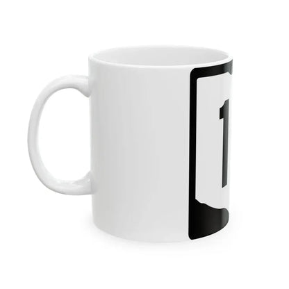 OH-10 (Ohio) (Road Sign) White Coffee Mug - Go Mug Yourself