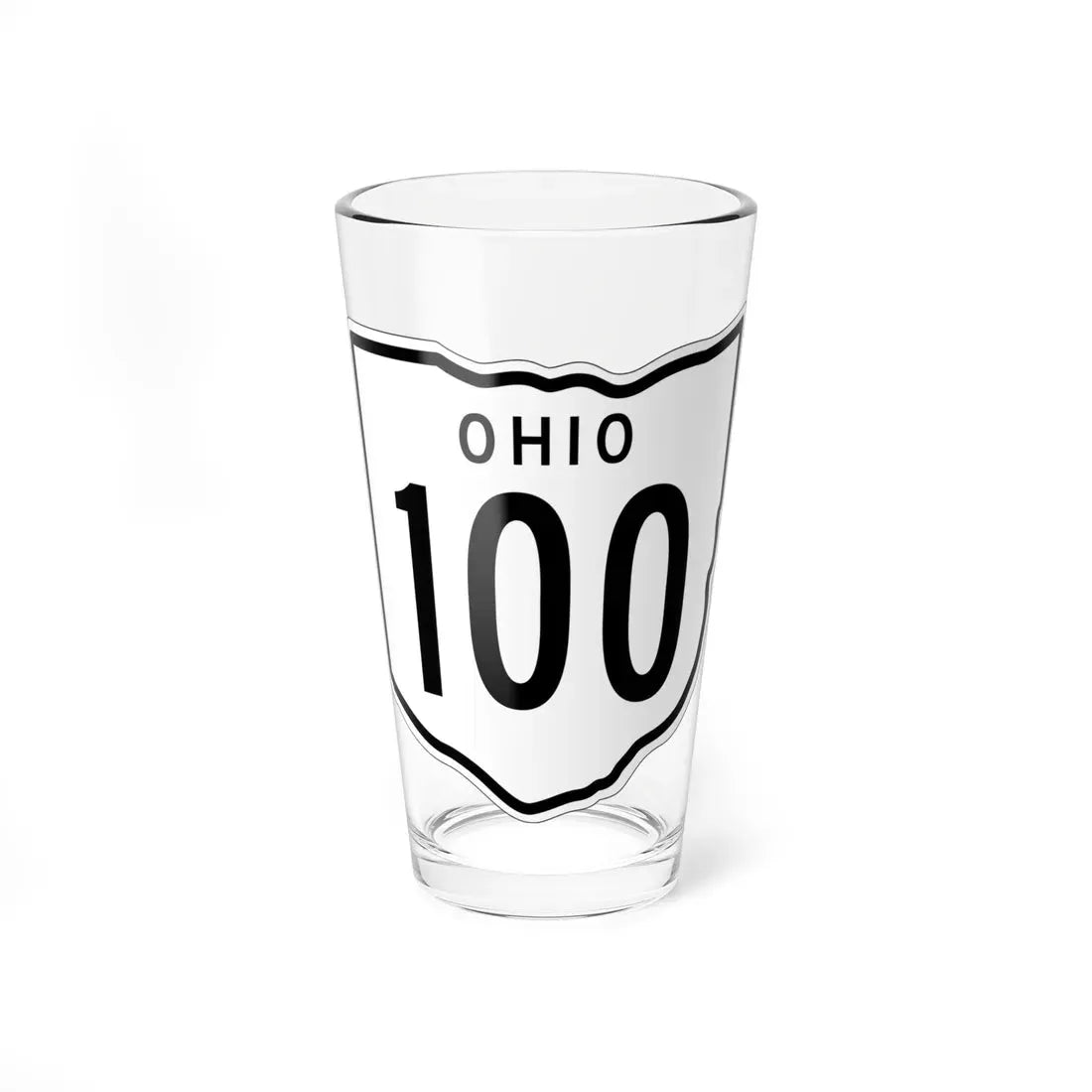 OH-100 1948 (Ohio) (Road Sign) Pint Glass 16oz 16oz - Go Mug Yourself