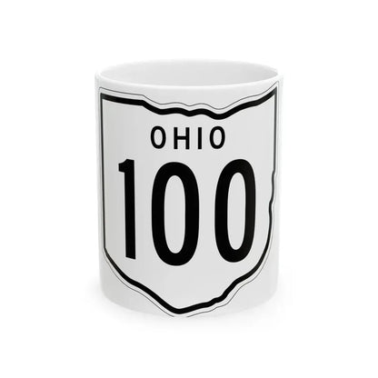 OH-100 1948 (Ohio) (Road Sign) White Coffee Mug 11oz - Go Mug Yourself