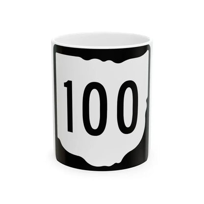 OH-100 1967 (Ohio) (Road Sign) White Coffee Mug 11oz - Go Mug Yourself