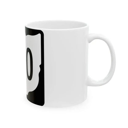 OH-100 1967 (Ohio) (Road Sign) White Coffee Mug - Go Mug Yourself