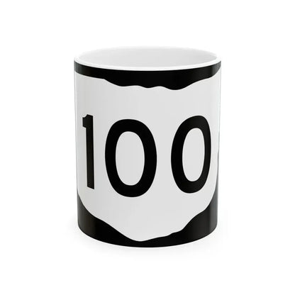 OH-100 (Ohio) (Road Sign) White Coffee Mug 11oz - Go Mug Yourself