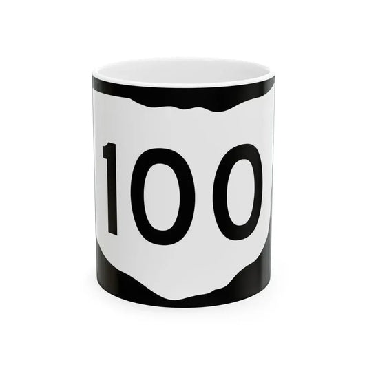 OH-100 (Ohio) (Road Sign) White Coffee Mug 11oz - Go Mug Yourself