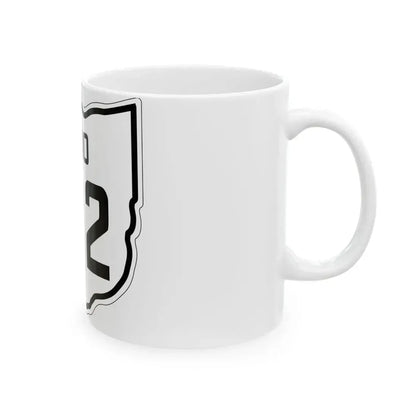 OH-102 1927 (Ohio) (Road Sign) White Coffee Mug - Go Mug Yourself
