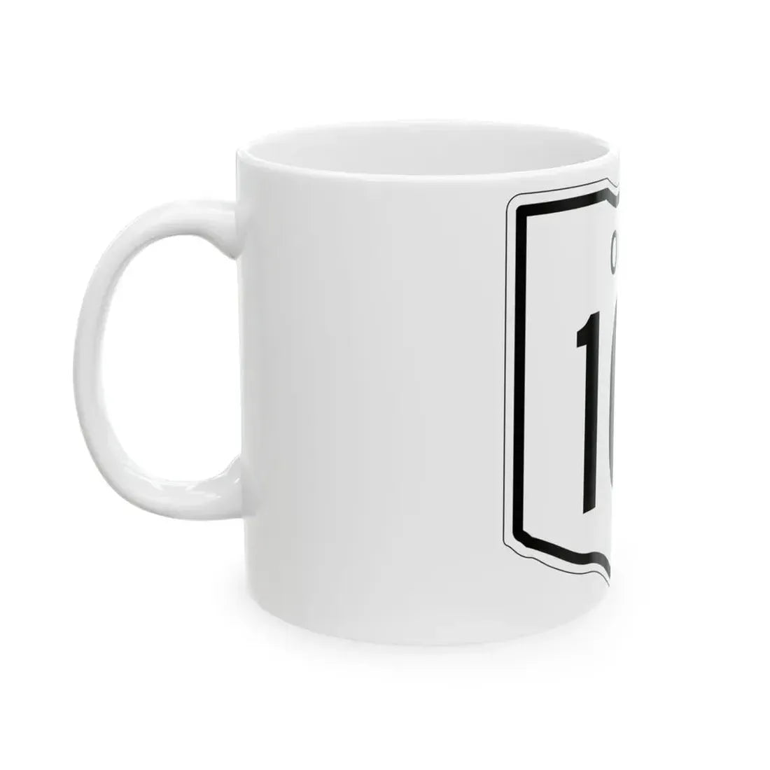 OH-102 1948 (Ohio) (Road Sign) White Coffee Mug - Go Mug Yourself