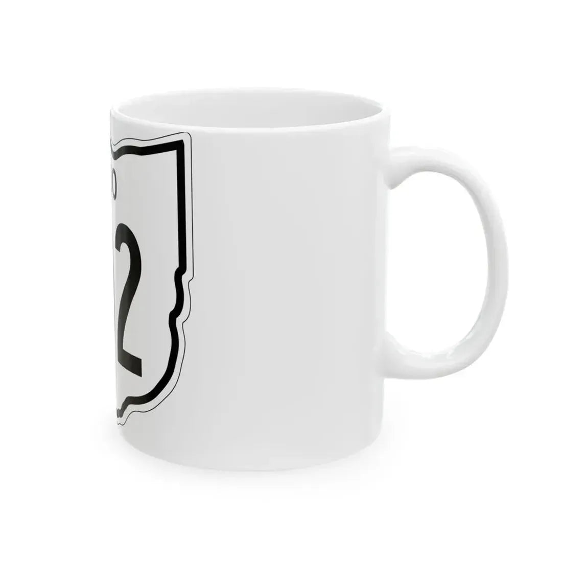 OH-102 1948 (Ohio) (Road Sign) White Coffee Mug - Go Mug Yourself