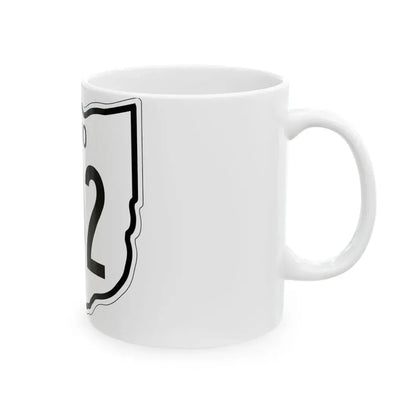 OH-102 1948 (Ohio) (Road Sign) White Coffee Mug - Go Mug Yourself