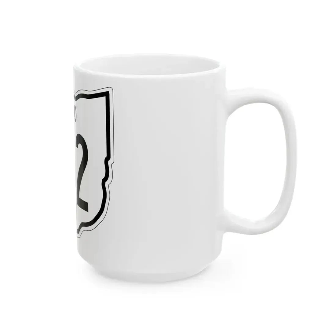 OH-102 1948 (Ohio) (Road Sign) White Coffee Mug - Go Mug Yourself
