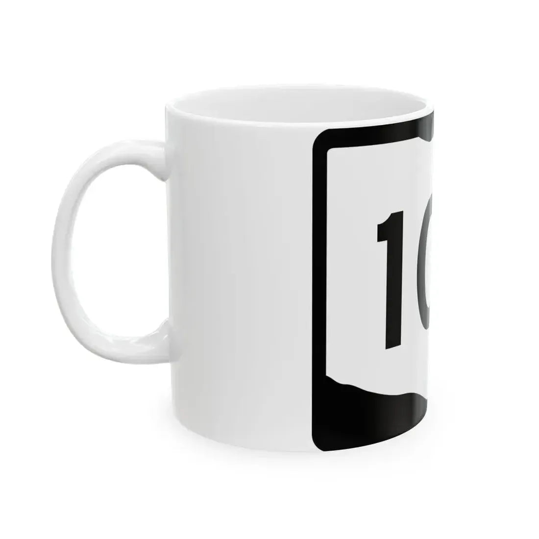 OH-103 (Ohio) (Road Sign) White Coffee Mug - Go Mug Yourself