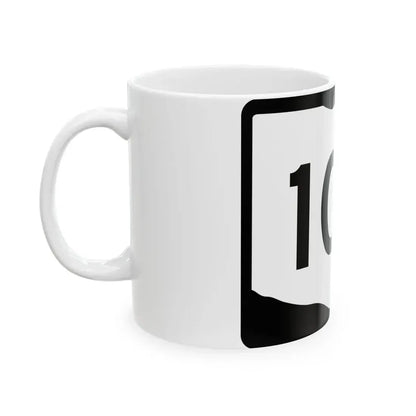 OH-104 (Ohio) (Road Sign) White Coffee Mug - Go Mug Yourself