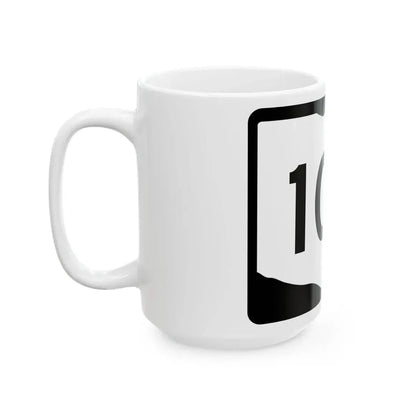 OH-104 (Ohio) (Road Sign) White Coffee Mug - Go Mug Yourself