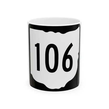 OH-106 1967 (Ohio) (Road Sign) White Coffee Mug 11oz - Go Mug Yourself