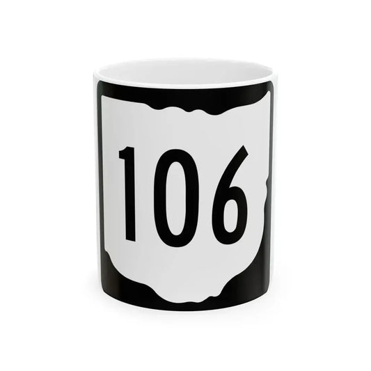 OH-106 1967 (Ohio) (Road Sign) White Coffee Mug 11oz - Go Mug Yourself