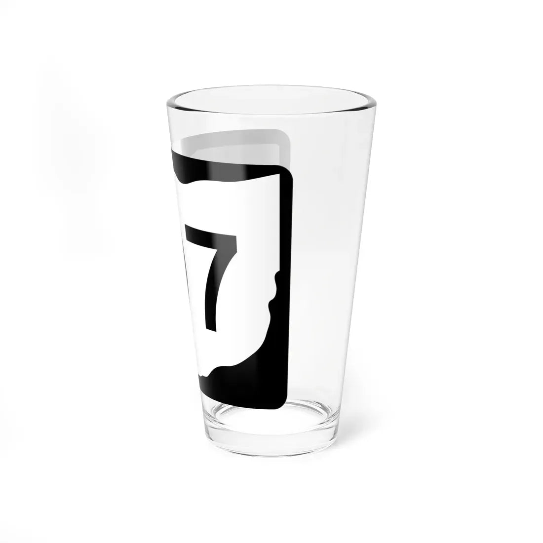 OH-107 (Ohio) (Road Sign) Pint Glass 16oz - Go Mug Yourself