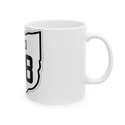 OH-108 1927 (Ohio) (Road Sign) White Coffee Mug - Go Mug Yourself