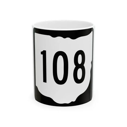 OH-108 1967 (Ohio) (Road Sign) White Coffee Mug 11oz - Go Mug Yourself