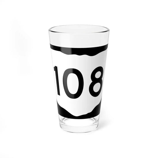 OH-108 (Ohio) (Road Sign) Pint Glass 16oz 16oz - Go Mug Yourself