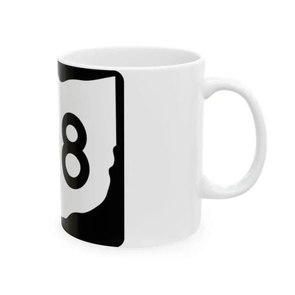 OH-108 (Ohio) (Road Sign) White Coffee Mug - Go Mug Yourself