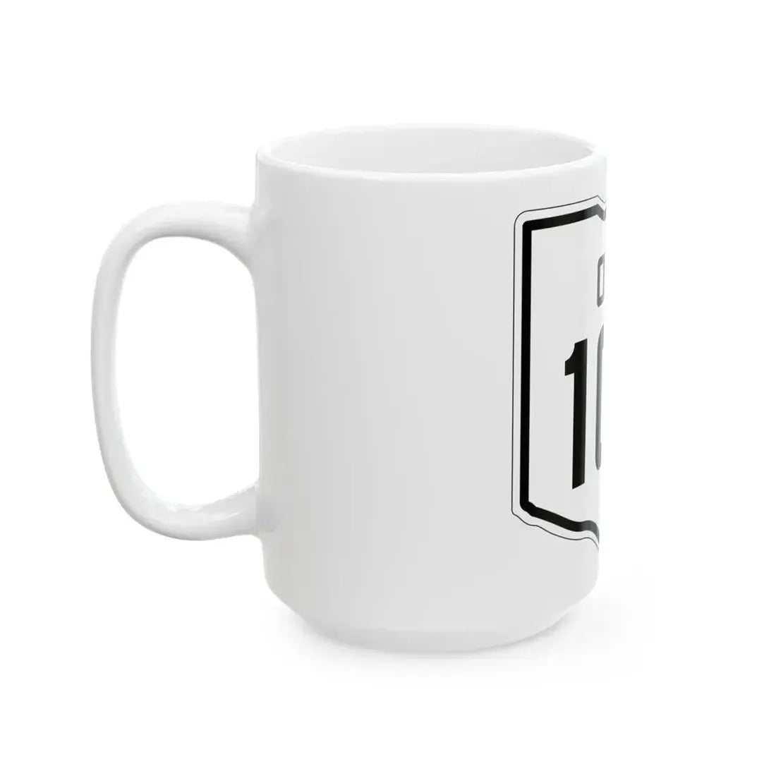 OH-109 1927 (Ohio) (Road Sign) White Coffee Mug - Go Mug Yourself