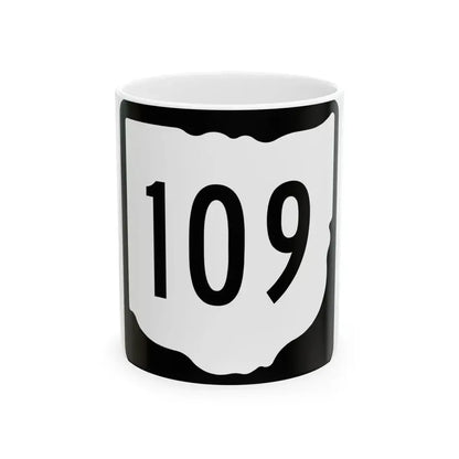 OH-109 1967 (Ohio) (Road Sign) White Coffee Mug 11oz - Go Mug Yourself
