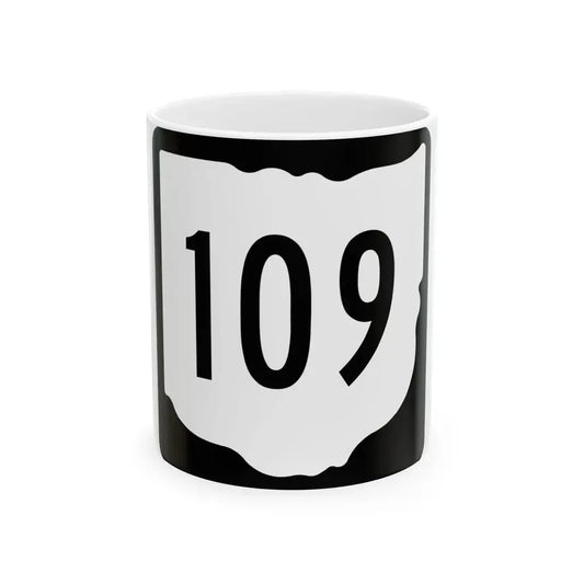 OH-109 1967 (Ohio) (Road Sign) White Coffee Mug 11oz - Go Mug Yourself