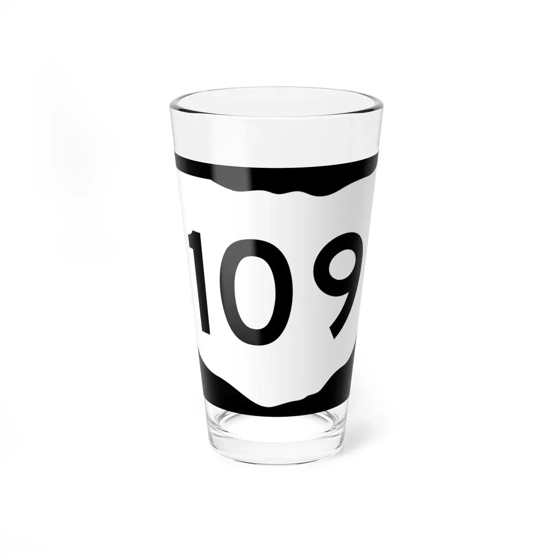 OH-109 (Ohio) (Road Sign) Pint Glass 16oz 16oz - Go Mug Yourself