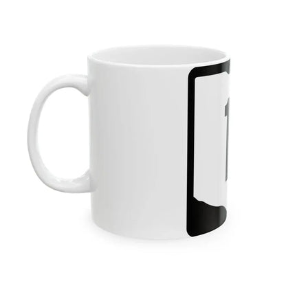 OH-11 (Ohio) (Road Sign) White Coffee Mug - Go Mug Yourself