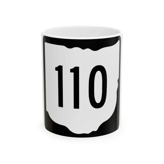 OH-110 1967 (Ohio) (Road Sign) White Coffee Mug 11oz - Go Mug Yourself
