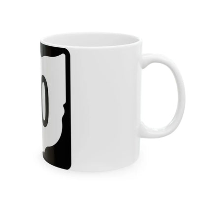 OH-110 1967 (Ohio) (Road Sign) White Coffee Mug - Go Mug Yourself