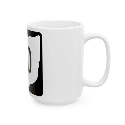 OH-110 1967 (Ohio) (Road Sign) White Coffee Mug - Go Mug Yourself