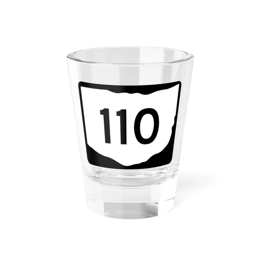 OH-110 (Ohio) (Road Sign) Shot Glass 1.5oz 1.5oz - Go Mug Yourself
