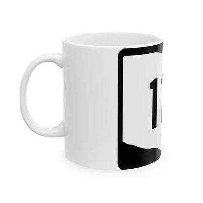 OH-110 (Ohio) (Road Sign) White Coffee Mug - Go Mug Yourself