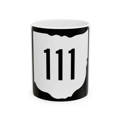 OH-111 1967 (Ohio) (Road Sign) White Coffee Mug 11oz - Go Mug Yourself