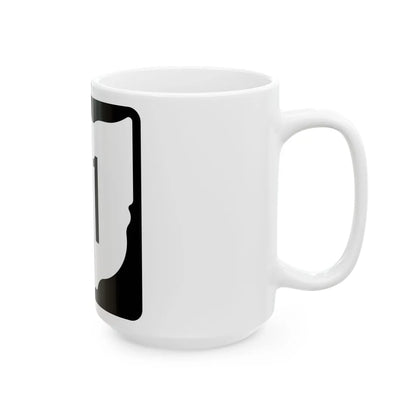 OH-111 1967 (Ohio) (Road Sign) White Coffee Mug - Go Mug Yourself