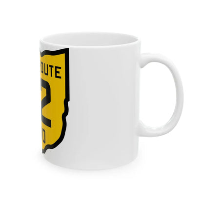 OH-112 1920 (Ohio) (Road Sign) White Coffee Mug - Go Mug Yourself