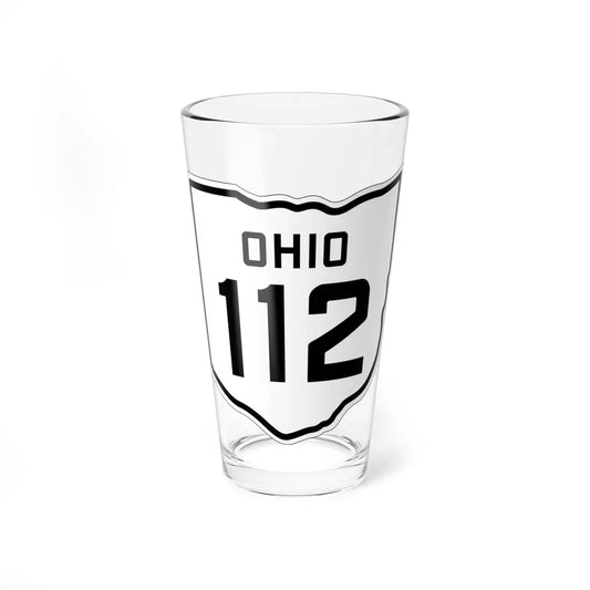 OH-112 1927 (Ohio) (Road Sign) Pint Glass 16oz 16oz - Go Mug Yourself