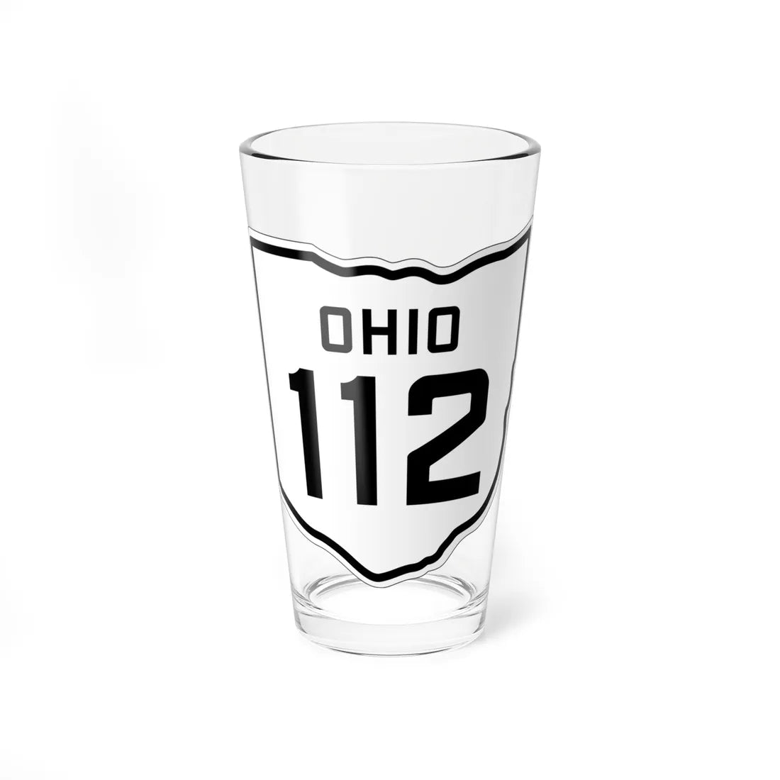 OH-112 1927 (Ohio) (Road Sign) Pint Glss 16oz 16oz - Go Mug Yourself