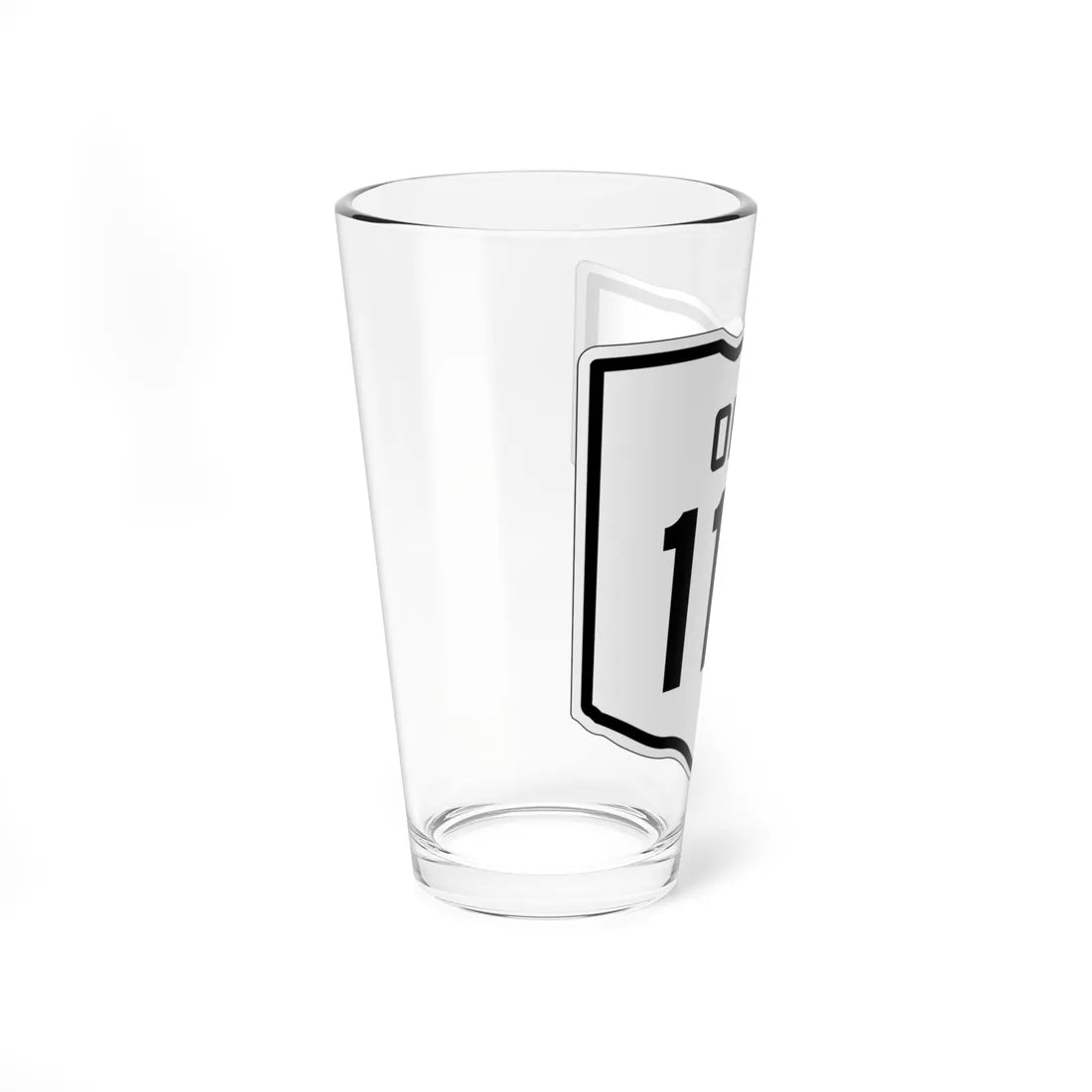 OH-112 1927 (Ohio) (Road Sign) Pint Glss 16oz - Go Mug Yourself
