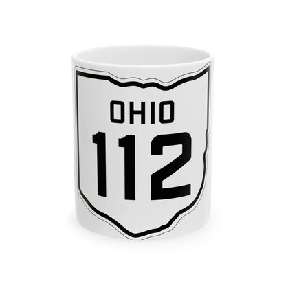 OH-112 1927 (Ohio) (Road Sign) White Coffee Mug 11oz - Go Mug Yourself