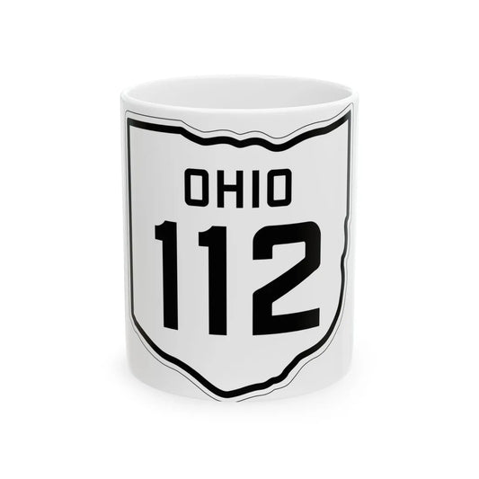 OH-112 1927 (Ohio) (Road Sign) White Coffee Mug 11oz - Go Mug Yourself