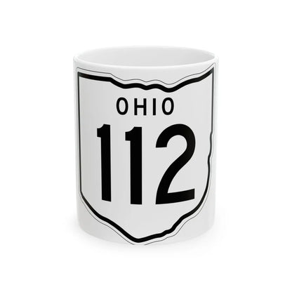 OH-112 1948 (Ohio) (Road Sign) White Coffee Mug 11oz - Go Mug Yourself