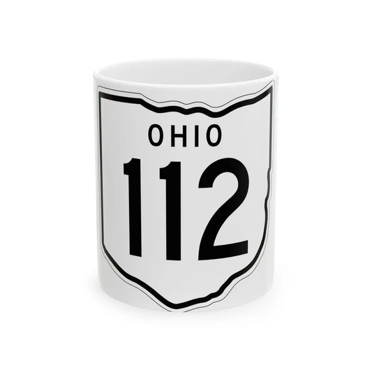 OH-112 1948 (Ohio) (Road Sign) White Coffee Mug 11oz - Go Mug Yourself